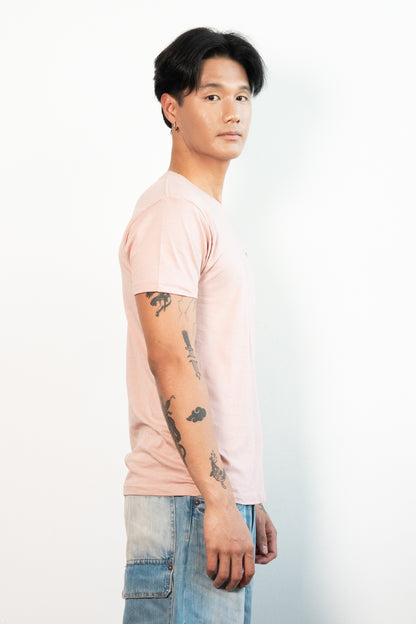 Re-Sh@ne embroidered T-Shirt - Regular Fit Pale Rose