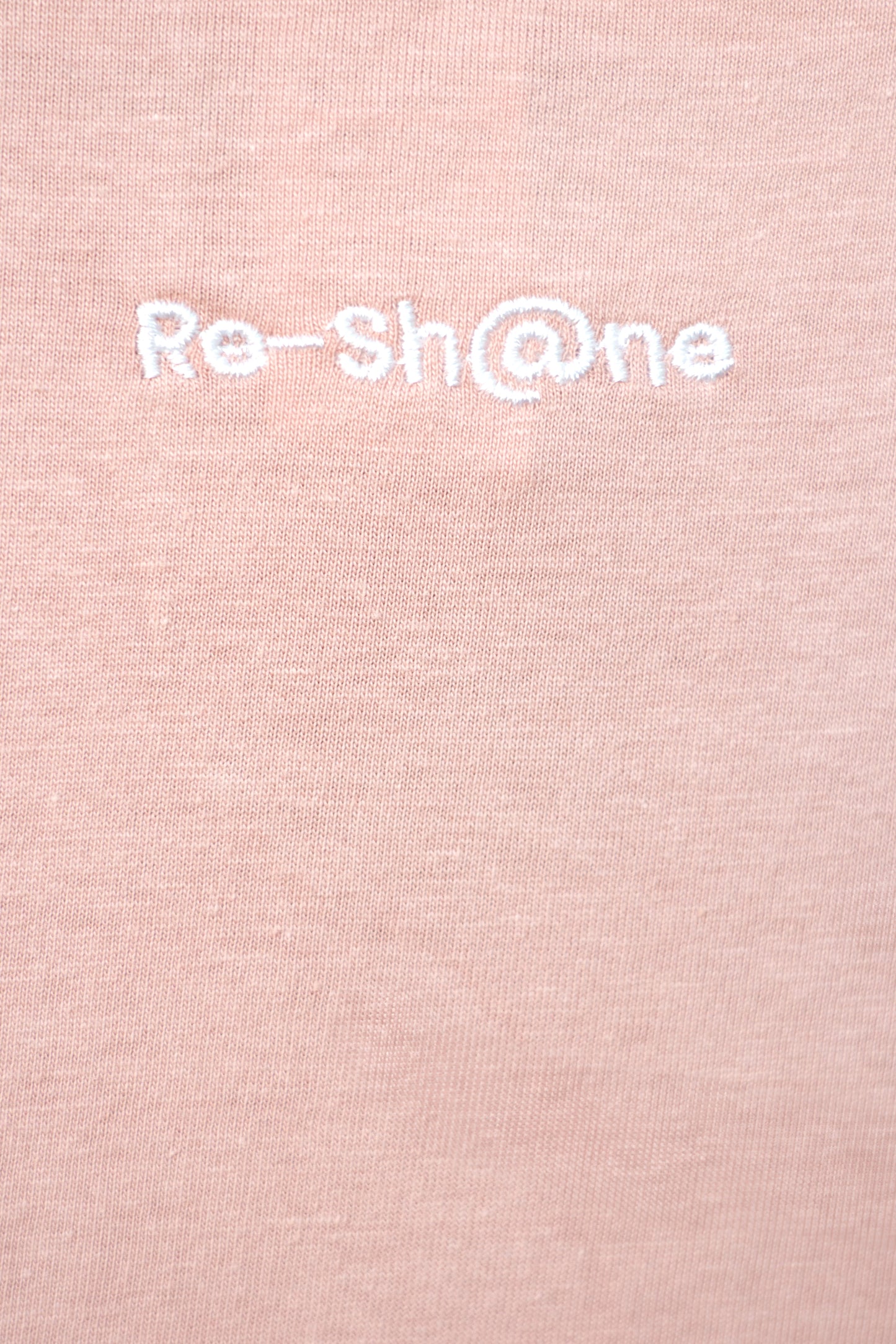 Re-Sh@ne embroidered T-Shirt - Regular Fit Pale Rose