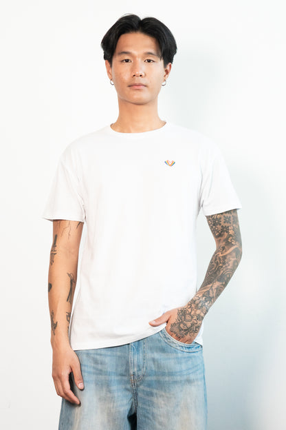 Re-Sh@ne embroidered T-Shirt - Regular Fit White