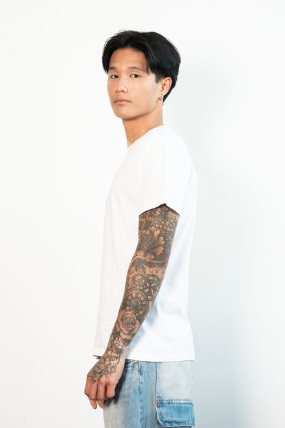 Re-Sh@ne embroidered T-Shirt - Regular Fit White