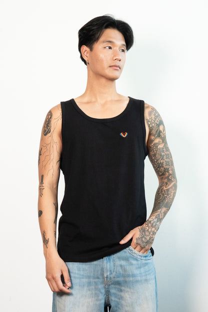 Re-Sh@ne Tank Top - Regular Fit Black