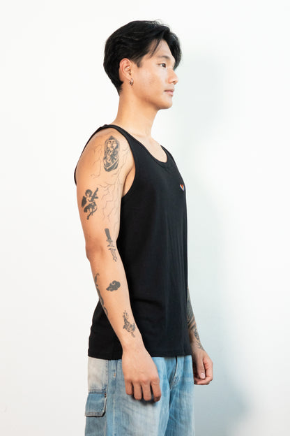 Re-Sh@ne Tank Top - Regular Fit Black