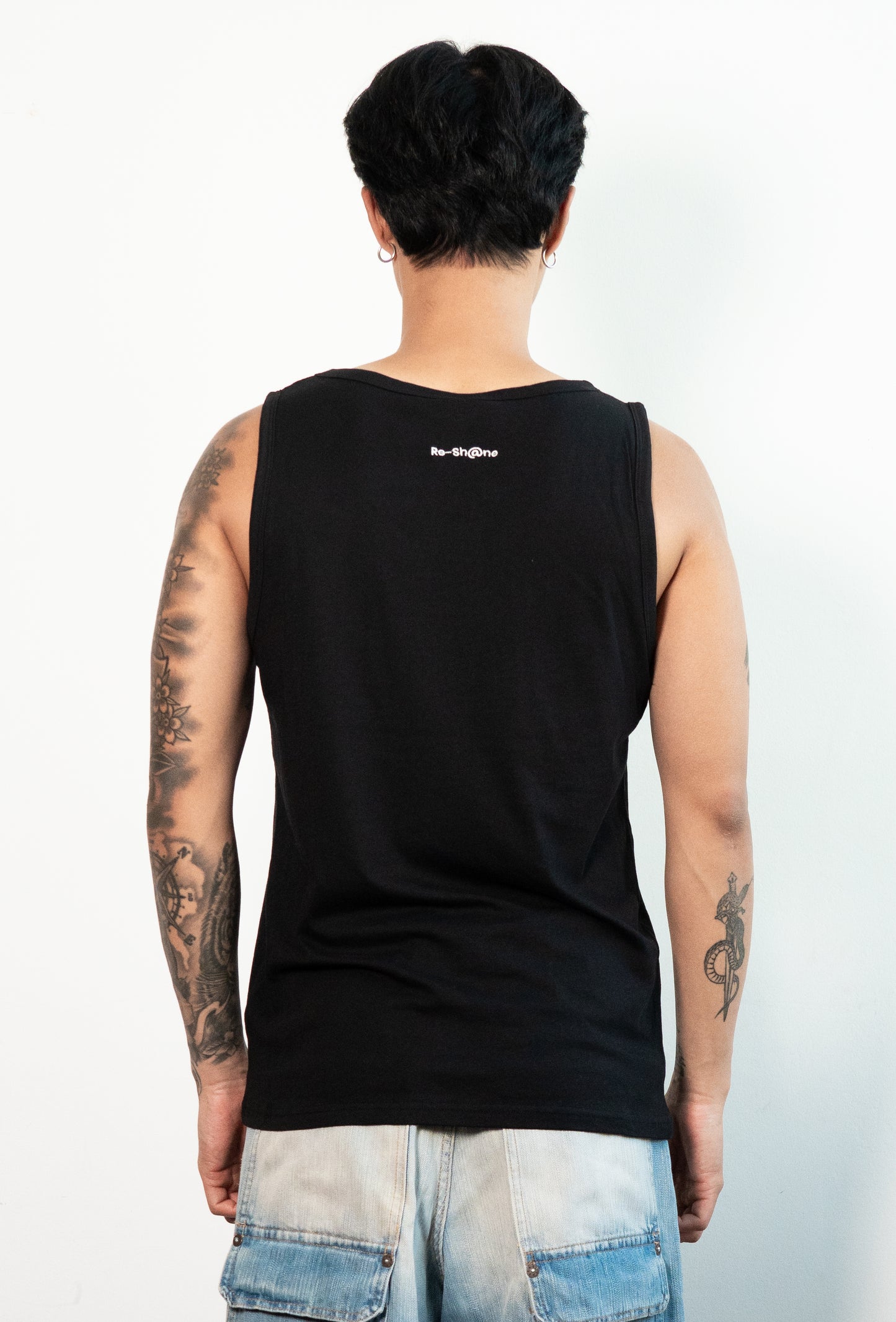 Re-Sh@ne Tank Top - Regular Fit Black