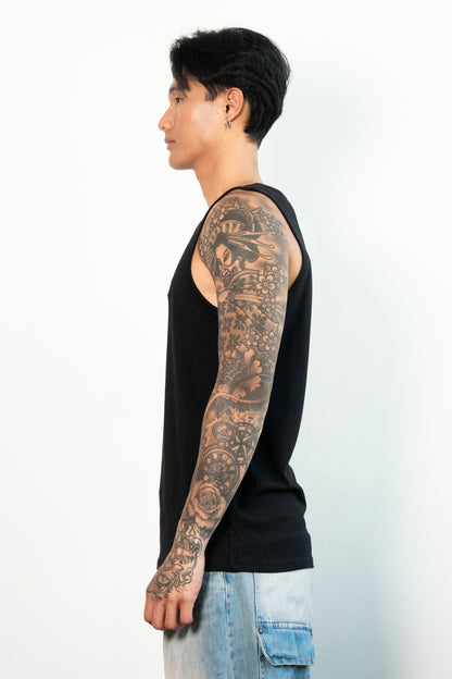 Re-Sh@ne Tank Top - Regular Fit Black