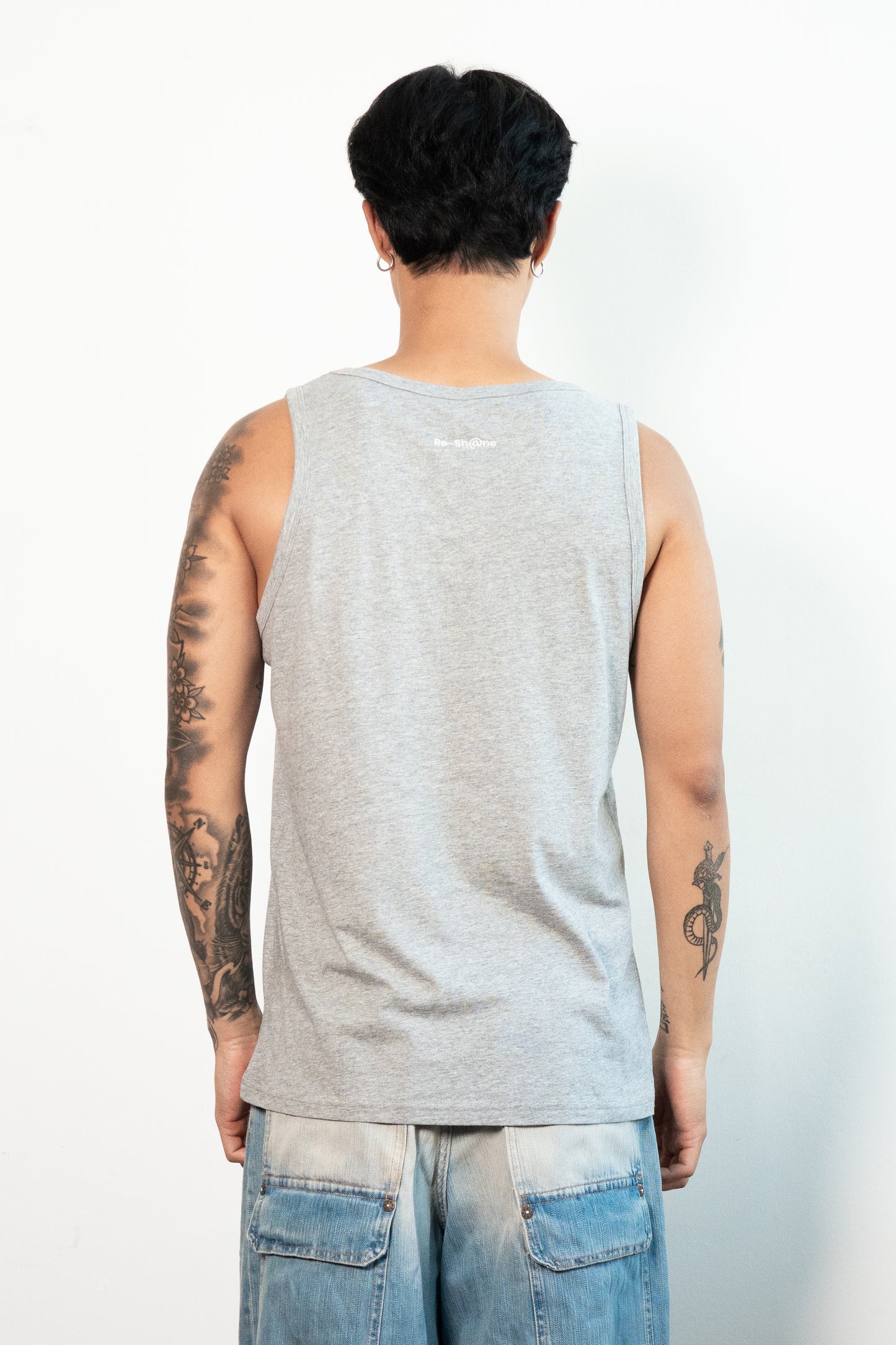 Re-Sh@ne Tank Top - Regular Fit Heather Grey