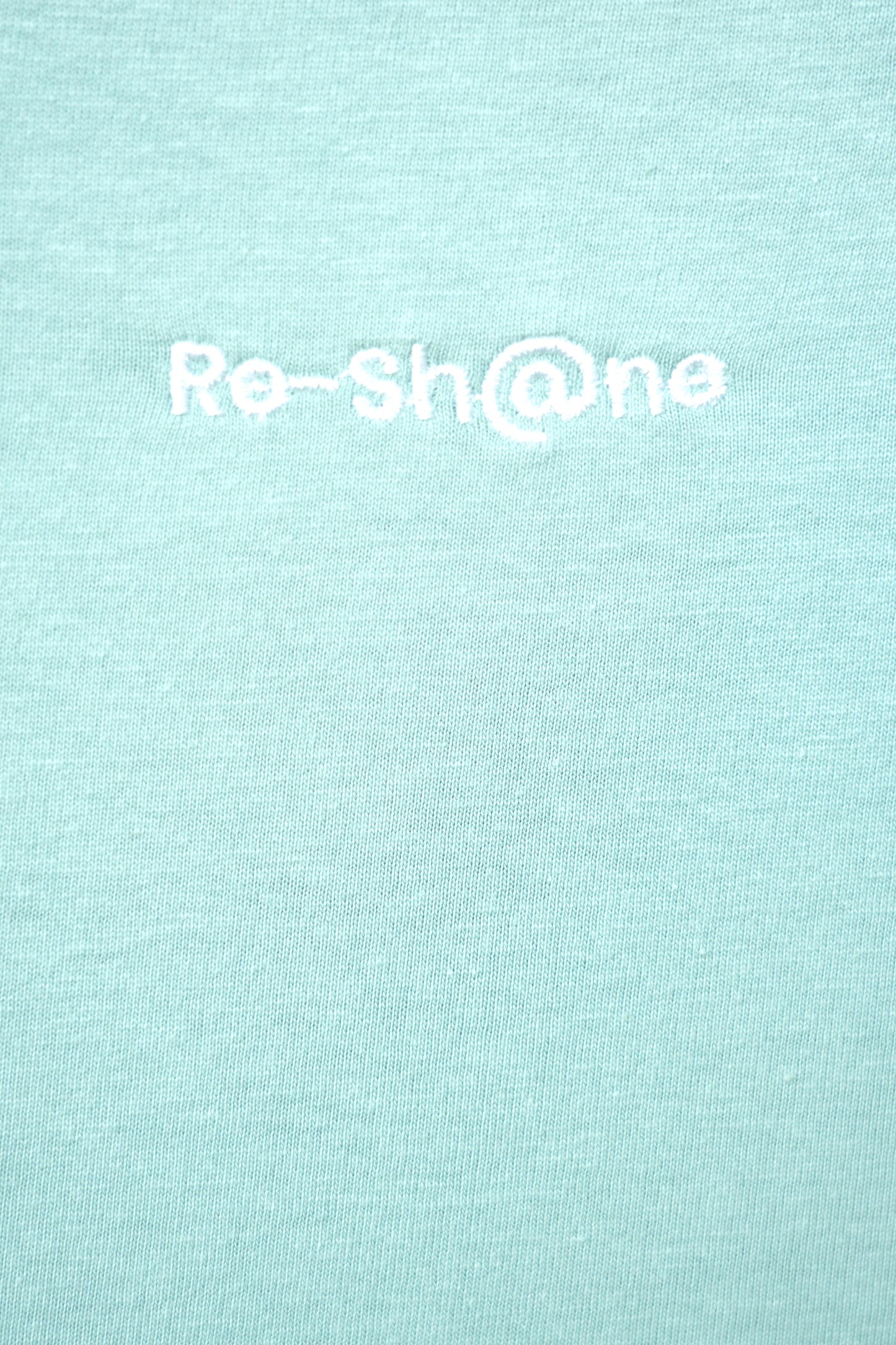 Re-Sh@ne embroidered T-Shirt - Regular Fit Green Sage